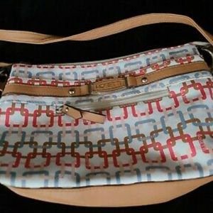 Rosetti leather handbag Small Shoulder Strap Geometric Design